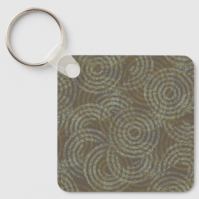 Rustic Circle Song Keychain (Front)