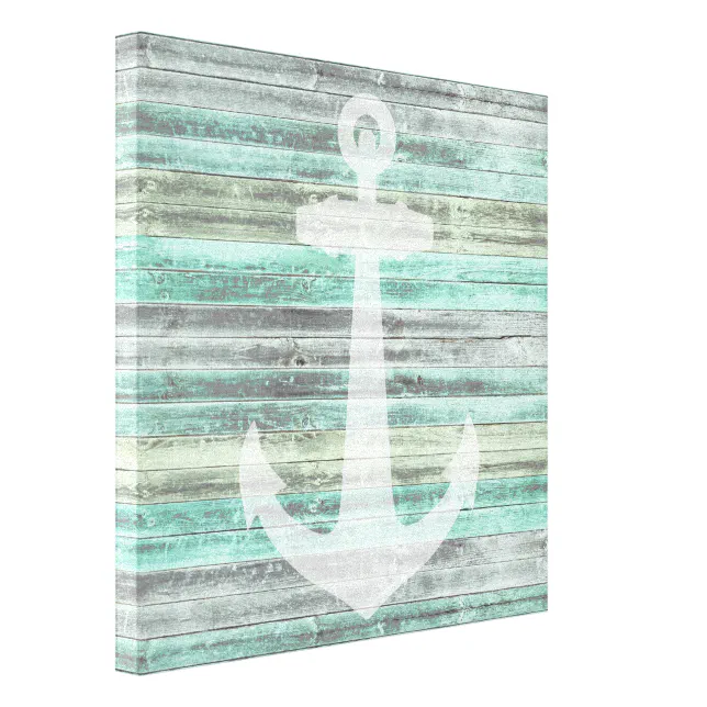 Rustic Coastal Decor Anchor | Zazzle