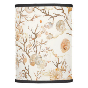 Rustic Coastal - Seashells, Starfish, Reef (14) Lamp Shade