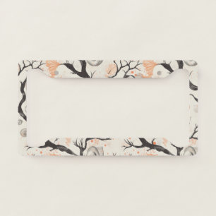 Rustic Coastal - Seashells, Starfish, Reef (17) License Plate Frame