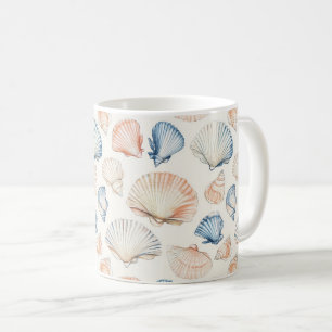 Rustic Coastal - Seashells, Starfish, Reef (21) Coffee Mug