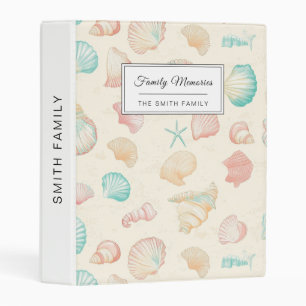 Rustic Coastal - Seashells, Starfish, Reef (22) Mini Binder