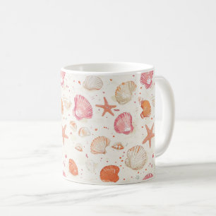 Rustic Coastal - Seashells, Starfish, Reef (28) Coffee Mug