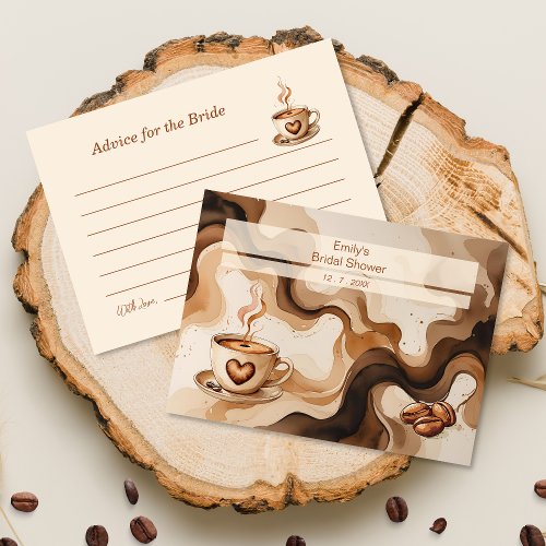 Rustic Coffee Bridal Shower Advice for the Bride