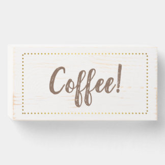 Rustic Coffee Sign