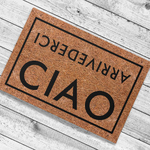 https://rlv.zcache.com/rustic_coir_black_ciao_arrivederci_italian_welcome_doormat-r_7ga2nx_307.jpg