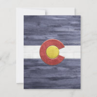 Rustic Colorado Flag