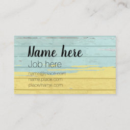 Rustic Colorful Business Card Design | Zazzle