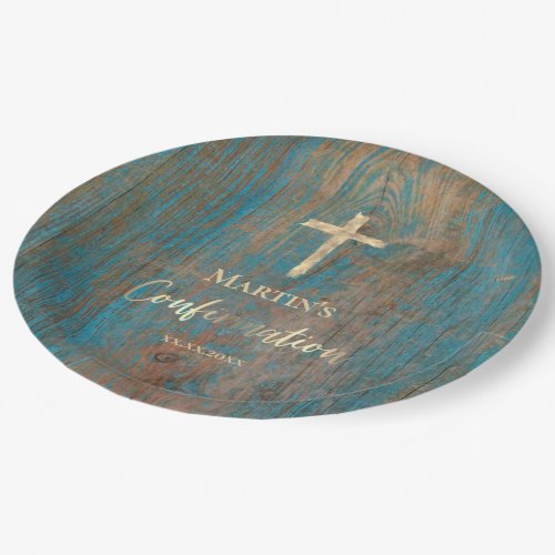 rustic Confirmation  Paper Plates