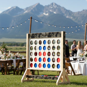 Rustic Copper Brown Floral Wedding Fast Four