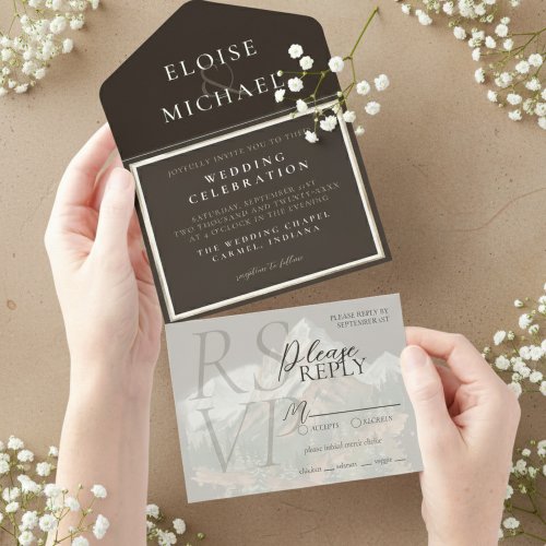 Rustic Copper Brown Wedding