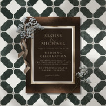 Rustic Copper Brown Wedding