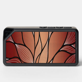 Rustic Coppery Bronze Leave Pattern  Bluetooth Speaker