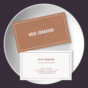 Rustic Cork  Business Card
