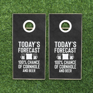 Rustic Cornhole Beer Manly Fun  Set