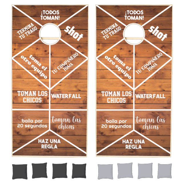 rustic cornhole set (Set)