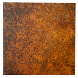 Rustic Corrugated Metal Ceramic Tile