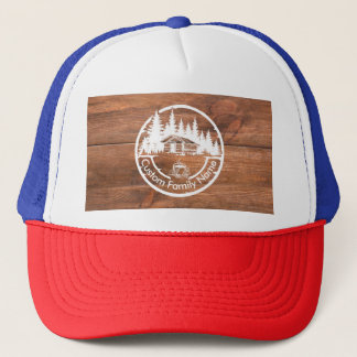 Rustic Cottage Cabin Barn | Custom Family Name Trucker Hat