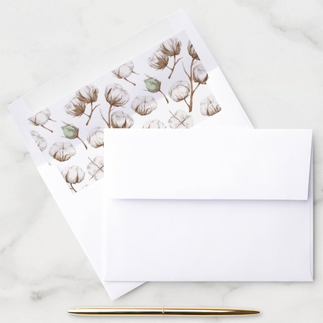 Rustic Cotton Envelope Liner (Desk)