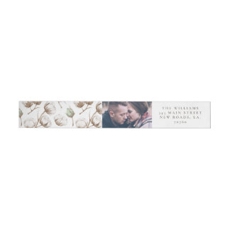 Rustic Cotton Wrap Around Label
