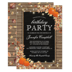 autumn and fall invitations zazzle