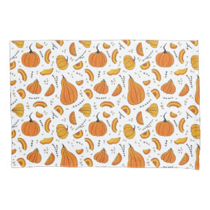 Rustic Country Autumn Fall Pumpkin Pillow Case