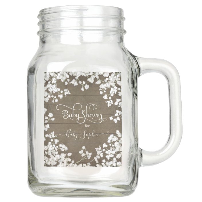 mason jar baby shower