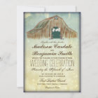 Rustic Country Barn Wedding Invitations