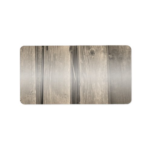 Rustic Country Barn Wood Label