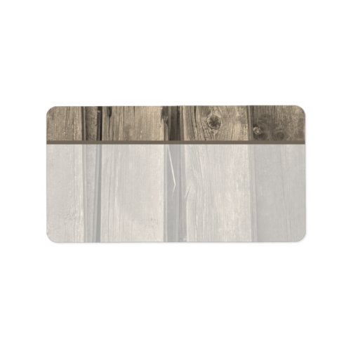 Rustic Country Barn Wood Label