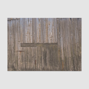 Rustic Country Brown Barn Wood Decoupage Tissue Paper