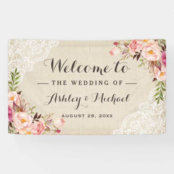 wedding party banner
