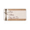 Rustic Country Burlap Lace Twine  Address Labels
