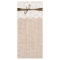 Rustic Country Burlap Lace Twine Wedding Program