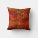 Rustic Country Burnt Orange Brown Texture Throw Pillow at Zazzle
