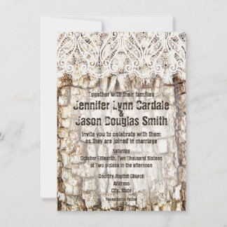 Rustic Country Camo Hunting Wedding Invitations
