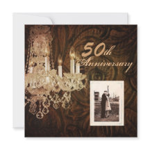 rustic country chandelier 50th wedding anniversary