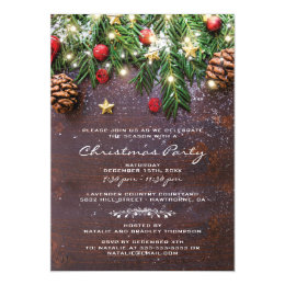 Free Country Christmas Invitations Templates 5