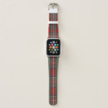 Rustic Country Christmas Holiday Tartan Plaid Apple Watch Band at Zazzle