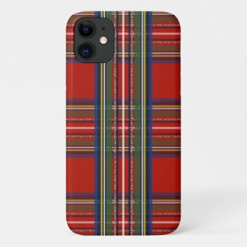 Rustic Country Christmas Holiday Tartan Plaid Iphone 11 Case by All_About_Christmas at Zazzle