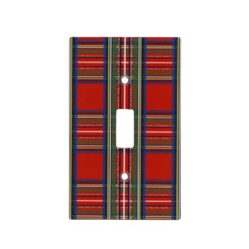 Rustic Country Christmas Holiday Tartan Plaid Light Switch Cover by All_About_Christmas at Zazzle