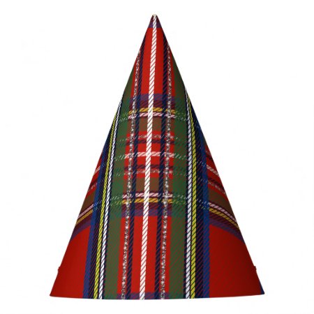 Rustic Country Christmas Holiday Tartan Plaid Party Hat