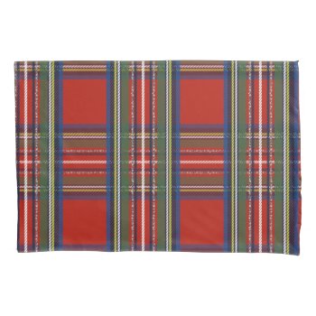 Rustic Country Christmas Holiday Tartan Plaid Pillow Case by All_About_Christmas at Zazzle