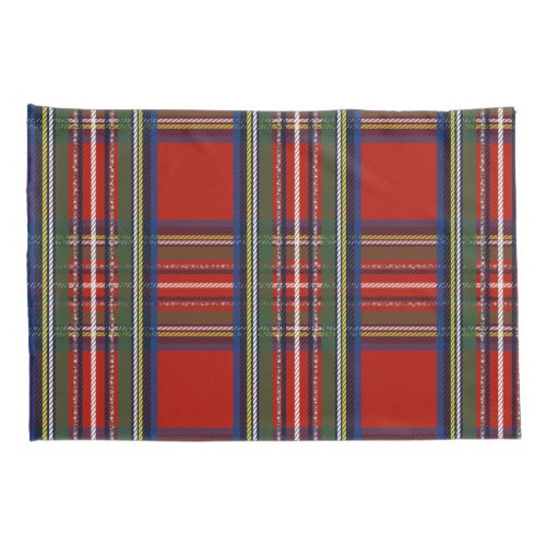 Rustic Country Christmas Holiday Tartan Plaid Pillow Case