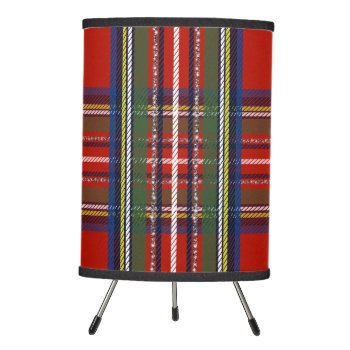 Rustic Country Christmas Holiday Tartan Plaid Tripod Lamp by All_About_Christmas at Zazzle