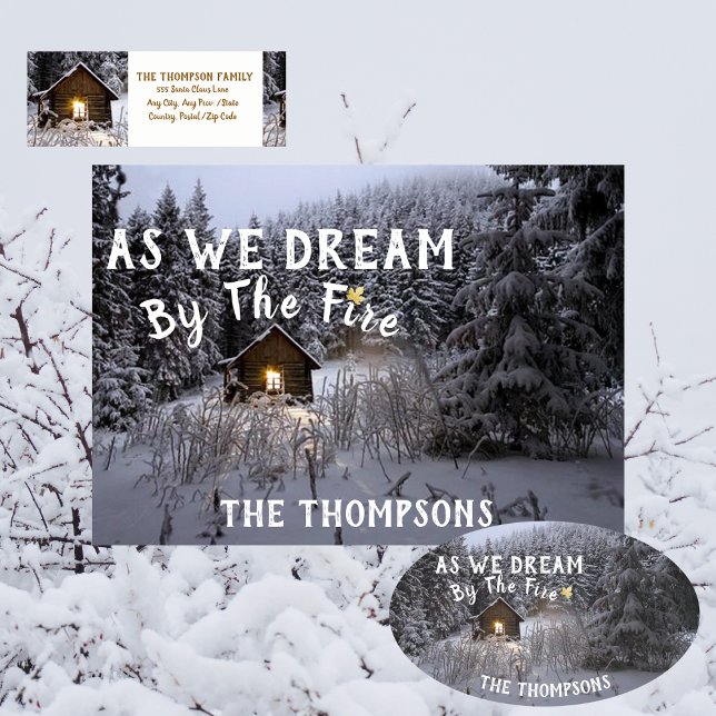 Rustic Country Christmas Oval Sticker (Rustic Country Christmas Sticker. Add the matching Christmas Card and Return Address Label)