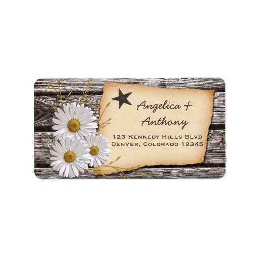 Rustic Wedding Labels 6