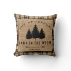 Rustic Country Family Name Cabin in the Woods