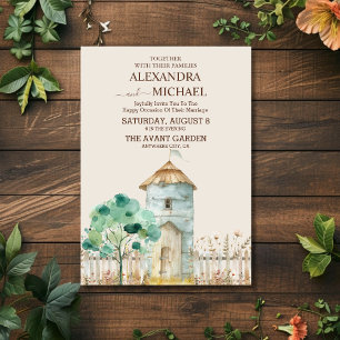 Rustic Country Farm Barn Wedding Invitation