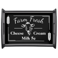 Rustic Country Farm Fresh Dairy & Wheat Sprigs